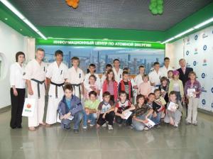 Фото к Показательные выступления юных спортсменов кёкусинкай