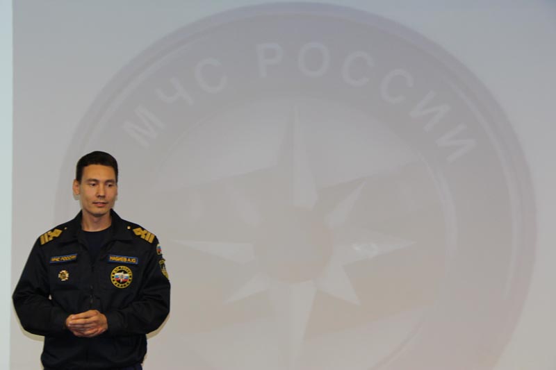 Фото к В информационном центре по атомной энергии завершился месячник безопасности МЧС
