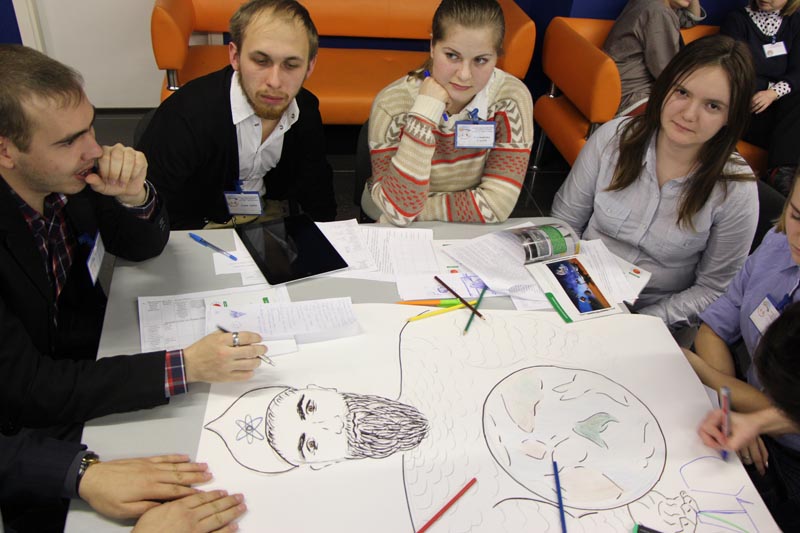 Фото к В томском информационном центре состоялся мастер-класс по созданию социальной рекламы «Мы за мирный атом»