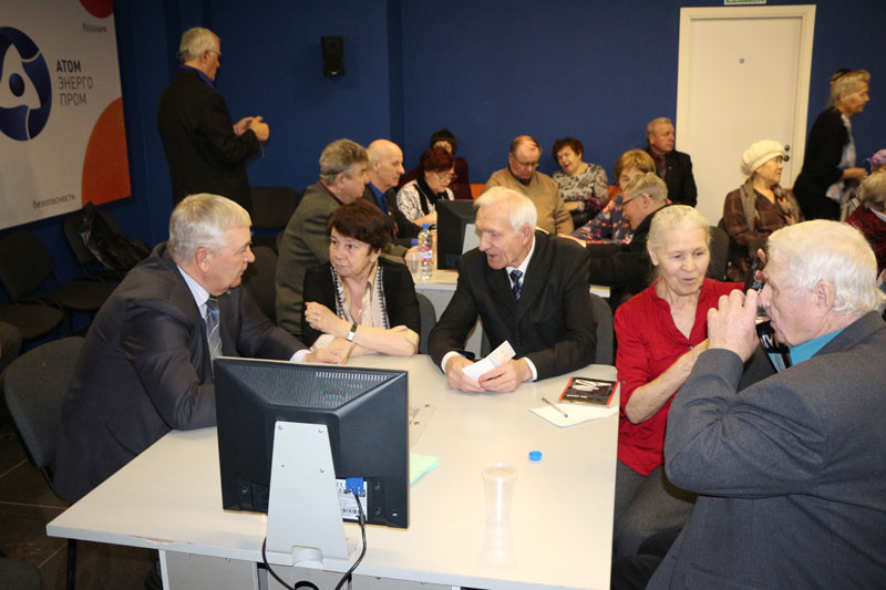 Фото к «Атомные встречи»: в ИЦАЭ Томска стартовал проект «Клуб ветеранов»  