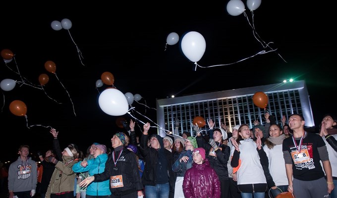 Фото к Ночной забег: ИЦАЭ зарядил город энергией атома