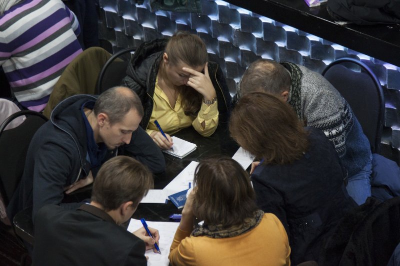 Фото к Прошел региональный этап чемпионата «Что? Где? Когда?» среди предприятий атомной отрасли